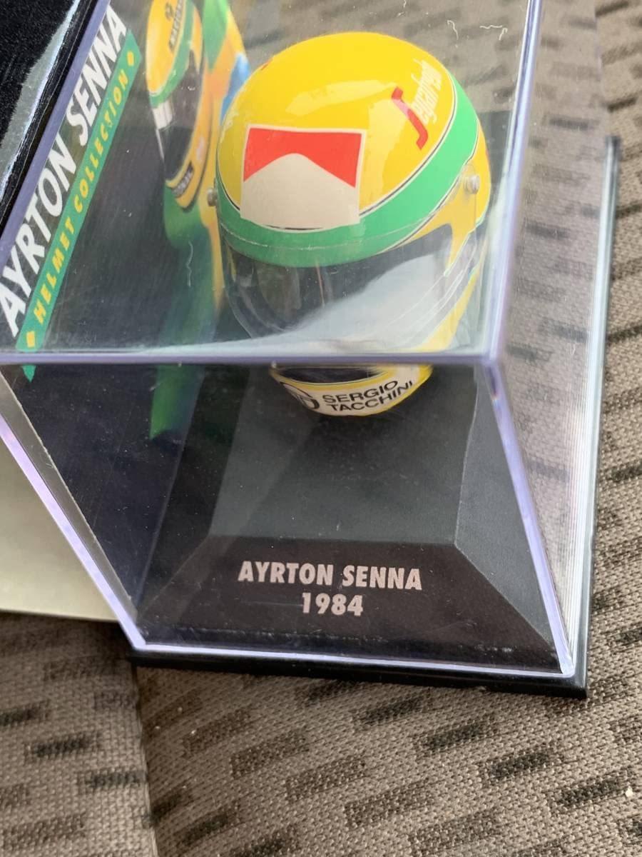 Amazon.co.jp: ミニチャンプス 1/8 アイルトンセナ ヘルメット '84